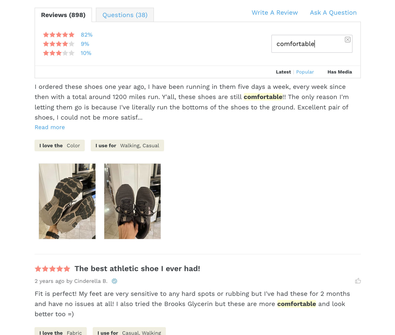 Shopify Product Reviews & Replies Responsive